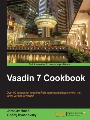cover image of Vaadin 7 Cookbook
